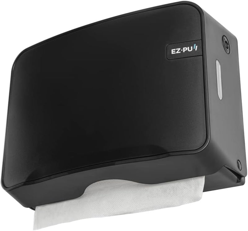 EZPULL EZbrnd Wall Mount MULTIFOLD Paper Towel Dispenser for Kitchen/Bathroom/Office/RV/Airbnb, Black, 3200B-EZ - Image 3